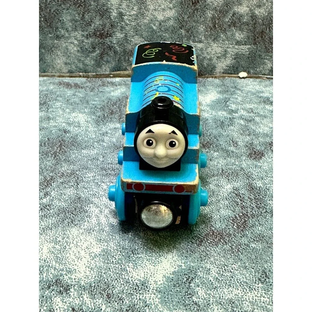 Thomas & Friends  THOMAS BIRTHDAY Blue Number 1 Party Train Wooden Toy